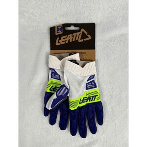 Youth/Junior Leatt Moto Gloves 1.5 Grip Mini/Junior Blue/Gray NWT Size Large